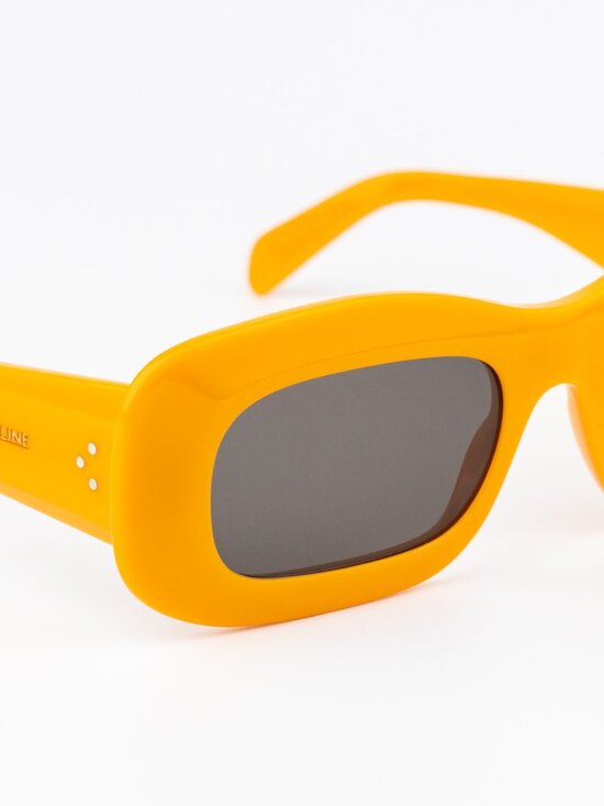 Celine Women Sunglasses Orange Grey Rectangle CL40294I 42A NEW AUTHENTIC main image 4